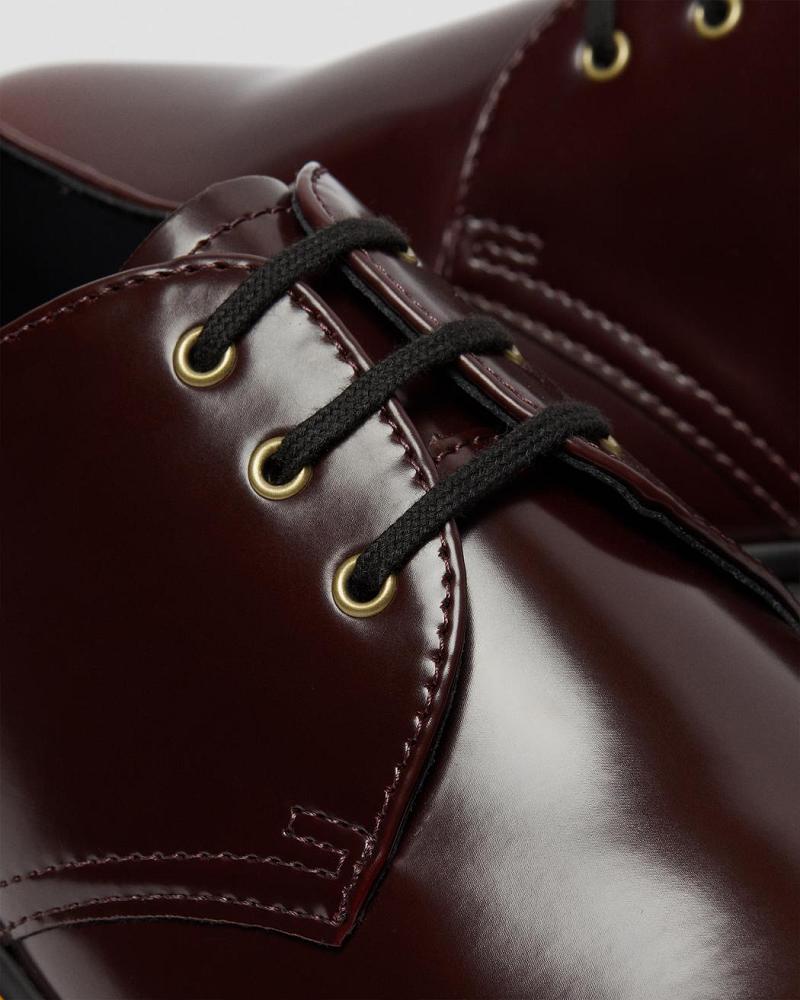 Dr Martens Vegan 1461 Oxford Sko Herre Lyserød Rød | DK 617ZUT